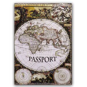 Eco Leather Passport Cover Waterproof Travel Case Gift Unisex